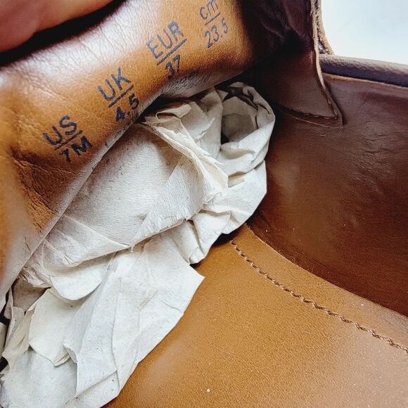 FRANCO SARTO Bocca Brown 90s Inspo Style Slip-on Loafer SIZE 7 NWOB $120 Retail - Picture 10 of 11